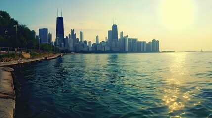 Fototapeta premium Chicago skyline 