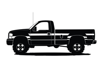 Pickup Truck car silhouette