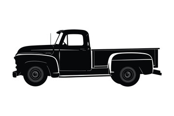 Pickup Truck car silhouette
