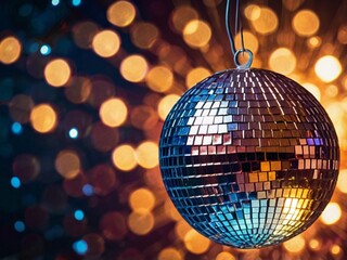 disco ball with lights