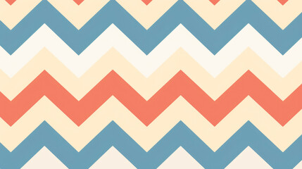 Modern chevron pattern, abstract background, colored curved corner lines.