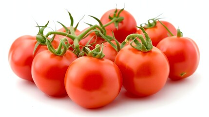 5. Ripe red tomatoes isolated