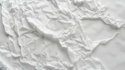 Obraz premium Crinkled paper surface with textured and uneven patterns.