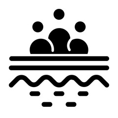 Bubble Vector Glyph Icon