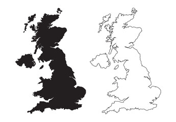 England or British or United Kingdom country map © Kim video