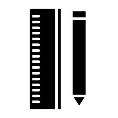 Ruller Vector Glyph Icon