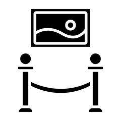 Museum Vector Glyph Icon