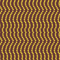 Seamless pattern with polka dot circles vector artistic print for textile paper decor wallpaper background endless creative art	
