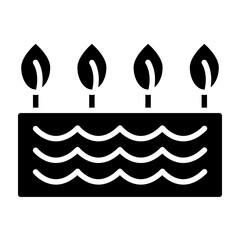 Ground Vector Glyph Icon