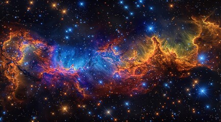 Obraz premium background with stars