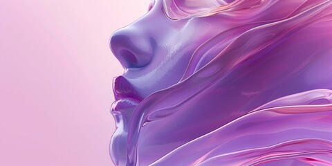 Abstract, background, wallpaper, pink and purple gradient, smooth, flowing, modern design, soft hues