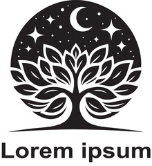 wellness tree logo design 