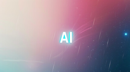 AI-inspired graphic design for innovative website header and background
