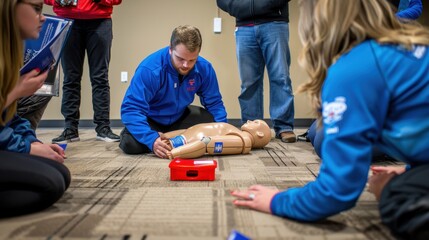 The CPR training session