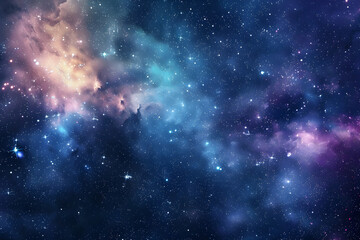 Fototapeta premium A starry night sky with a galaxy view.