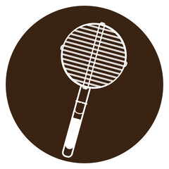 sausage fish grilling tool icon etc