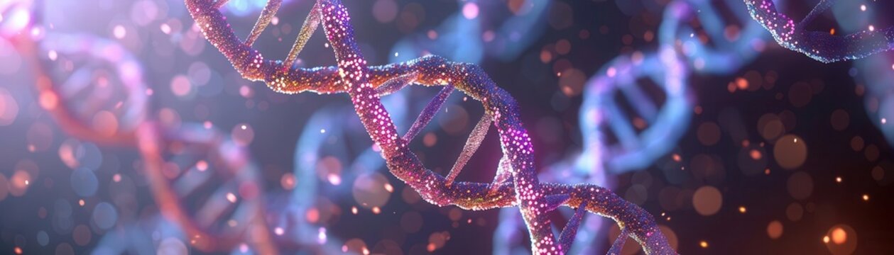 DNA mutations and their effects, detailed view, emphasizing the impact on genetic information, advanced tone, vivid colors, copy space for text,