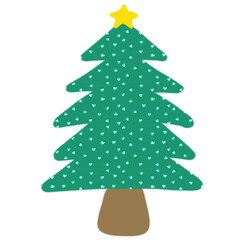 green christmas tree