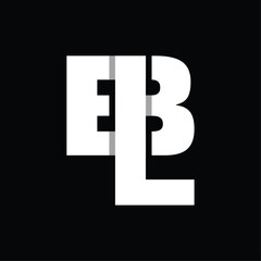 Obraz premium Letter BL Simple Modern Business Icon Design Template Logo
