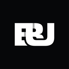 Initial BU Modern Monogram Business Creative Icon Logo