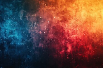 Obraz premium black blue orange red white mix , a spray texture color gradient background. ai generative