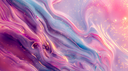 background with bubbles &pink wave