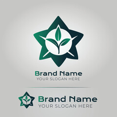 Obraz premium Organic logo design template . The Story Behind Your Unique Bud Logo Design