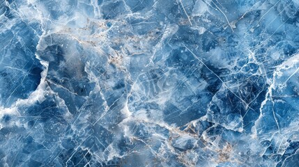 Abstract blue and white marble texture background. Swirling patterns and veins create a unique and elegant design. Perfect for interior design and decoration.