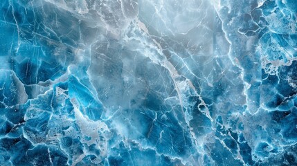 Obraz premium Abstract blue and white swirling marble texture background.