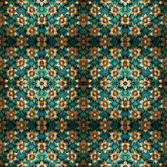 Fototapeta premium Luxurious Gold Ornate Pattern Background