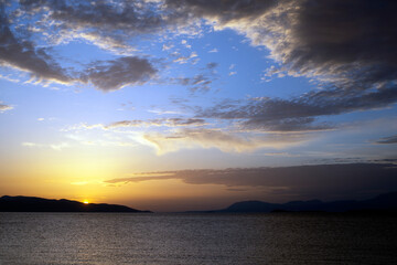 sunset over the sea, greece,agistri,grekland,summar, Mediterranean,Mats