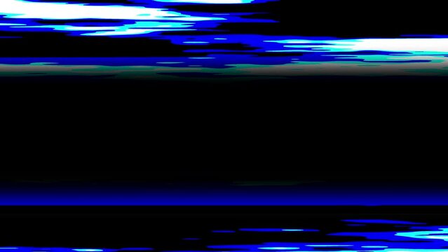 余白付き横に流れる流線のアニメーション