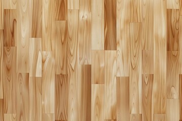 Fototapeta premium High-resolution image of a polished wooden floor with a natural grain pattern, ideal for backgrounds, textures, and interior design projects.