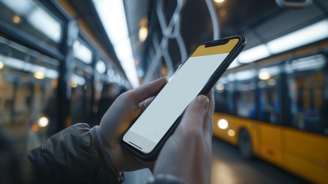 Visualize the efficiency of booking public transportation through a userfriendly app interface
