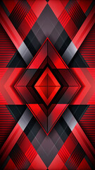 Modern red and black geometric design background geometry