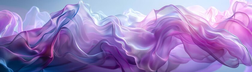 Fototapeta premium Light lavender and pastel teal abstract patterns, soft, digital art