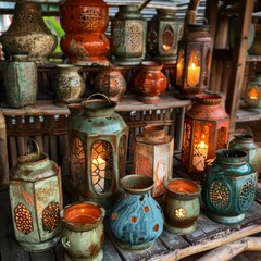 Assortment of Candle Lanterns