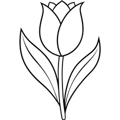 black and white flower