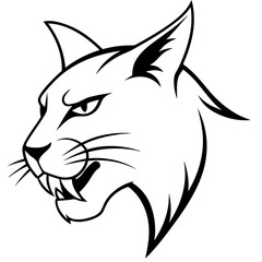 black and white wolf