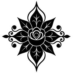 abstract floral design