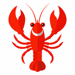 lobster isolated on white