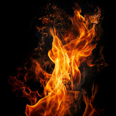 Fototapeta premium Fire Flame Texture R2024008