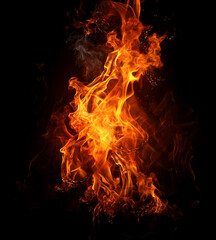 Fototapeta premium Fire Flame Texture R2024015