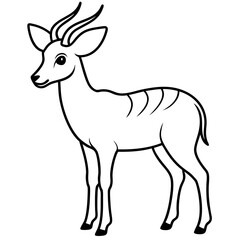 silhouette of a deer