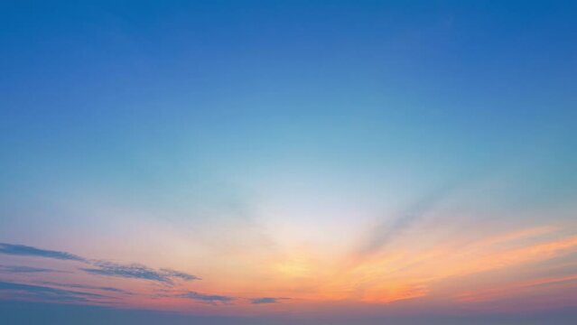 aerial hyper lapse view exotic sweet sky in sunset at Karon beach Phuket.
Scene of colorful romantic sky sunset with changing the brilliant yellow sky gradually.
4k video travel concept.