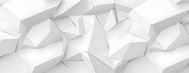 Abstract white background with geometric pattern for design and presentation, vector illustration, flat style, white color