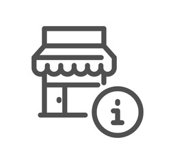 Marketing strategy related icon outline and linear vector.	
