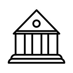 Bank Finance Icon Perfect for Savings and Investments