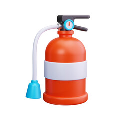 fire extinguisher 3d render icon