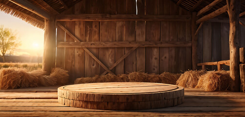  Farm wood nature field fruit table product grass garden background stand green food. Nature wood landscape morning farm outdoor sky podium forest stump beauty sun scene platform view beautiful trunk 